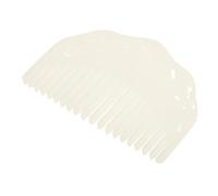 HAPINARY Decorative Side Comb for Women Elegant Ancient Style Hairdressing Accessory Resin Material for Everyday Use and Special Occasions Unique White Design