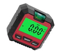 HAPINARY Digital Level and Angle Finder Inclinometer with Angle and Slope Conversion, Plastic Body and Magnet, 4 X 90° Measuring Range, 0.05° Resolution, for Woodworking and Architectural