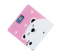 HAPINARY Digital Weight Scale for Adult with Big Lcd Screen and Tempered Glass Surface, Super Thin Design, 180kg Max Capacity, Classic Pink Colour, Suitable for Home Use