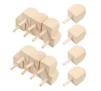 HAPINARY DIY Wooden Dreidels Set 20Pcs Blank Craft Tops for Hanukkah Cultural Games and Festive Family Holiday Decorations