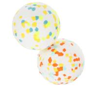 HAPINARY Dog Ball Interactive Toy Set 2 Pack Teething Balls for Puppies Bite-resistant Dog Toys Sturdy and Easy to Clean