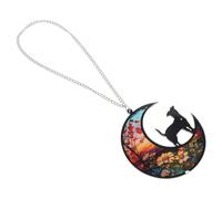 HAPINARY Dog Memorial Ornament Pet Loss Keepsake Stained Glass Suncatcher for Window Decor