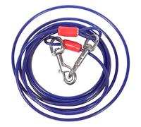 HAPINARY Double Hook Dog Tether Strong Wire Rope Leash for Camping Pet Walking Cable Durable Tie for Dogs Multi Functional Design for Training Outdoor Use