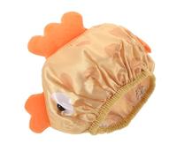 HAPINARY Double Layer Boys and Girls Shower Cap Fish Elastic Band Boy Girl Bath Hat Reusable Hair Bonnet