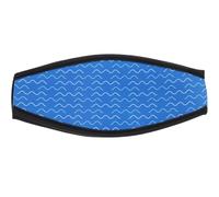 HAPINARY Double-Layer Diving Mask Strap Cover Hair Protective Headband Fine Wave Pattern, Washable Swimming Goggles Strap for Snorkeling and Scuba Diving