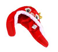 HAPINARY Dragon Pet Hat for Cats and Dogs Festive Costume for Chinese Year Parties Cute Plush Accessory for Pets Comfortable and Safe Design
