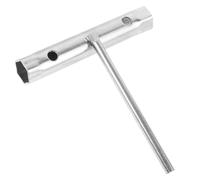 HAPINARY Dual Ended Socket Wrench for Sink Nut Removal and Repair | Adapts to Varied Screw Sizes, Silver Finish, Metal Build, for Home Kitchens and Countertops