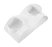 HAPINARY Durable Abs Fish Tank Cave with Dual Design Secure Shrimp Hideout and Aquarium Underground Tunnel for Fish Minimalist White Corner Ornament for Aquatic Pets