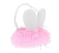 HAPINARY Easter Hay Bunny Rabbit Ear Basket with Handle s Kit Boys and Girls Easter Present