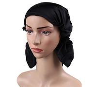 HAPINARY Elastic Comfort Sleeping Hat Silk Maternal Cap Full Head Protection Great for Maternity Chemotherapy and Sleep