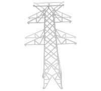 HAPINARY Electric Tower Scale Abs Plastic Model Railway Accessory for Train Track Layouts Easy Assembly DIY Architectural Sand Table Kit Realistic Detailing for Hobbyist Scenery
