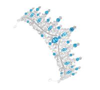 HAPINARY Elegant Adult Rhinestone Crown Headband for Birthday Wedding Party Bridal Thanksgiving Accessories