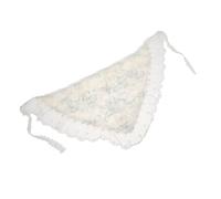 HAPINARY Elegant Butterfly Lace Triangle Headband with Multiple Styling Options for Women and Soft Comfortable Fabric Chic French Style Hair Accessory for Weddings and Valentines Day