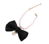 HAPINARY Elegant Cat Collar Decorative Bowknot Delicate Princess Style Velvet Necklace for Cats and Dogs for Parties and Special Occasions Xs