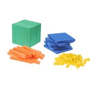 HAPINARY EVA Foam Counting Cubes Set Early Learning Place Value Tool for Children Hands-On Math Learning Toy Colourful Blocks for Kindergarten and Primary School