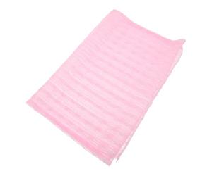HAPINARY Exfoliating Bath Towel 35x12 Inch Pink Soft Jacquard Back Scrubber Japanese Quick Dry Shower Body Scrub Cloth for Home Bathroom Use