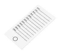 HAPINARY Eyelash Grafting Tool Small White 100X50Mm Acrylic False Eyelash Display Board Suitable for Beauty Salon Applications