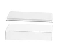 HAPINARY Eyelash Organizing Box Acrylic Travel Storage Holder for False Lashes with Transparent Window Compact Design for Easy Access and Clean Display of Eyelashes for All Major Brands