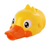 HAPINARY Faucet Guide Extender for Safe Plastic Sink Water Diverter Easy Hand Washing Aid Cute Yellow Suitable for Bathroom and Kitchen Basins