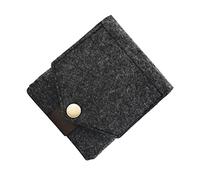 HAPINARY Felt Makeup Bag Lipstick Storage Pouch Mirror Compact Beauty Case for Travel Fashion Mini Beauty Case
