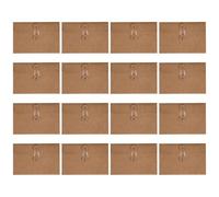 HAPINARY File Envelopes Kraft Paper Organizer 20Pcs with String Closure 17X11.5Cm for Office Document Storage and Invitation Mailing