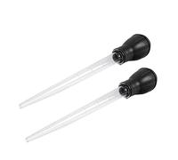 HAPINARY Fish Tank 2pcs 30ml Manual Pipette Aquarium Water Tank Cleaner Algae Remover High Transparency