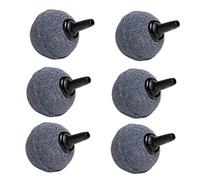 HAPINARY Fish Tank Bubble Diffuser Oxygenated Ball Stones 6 Pcs Airstones Fish Bubble Tube Mineral Material
