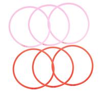HAPINARY Fish Tank Floating Duckweed Ring 6pcs Aquarium Floating Plant Rings Circles