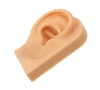 HAPINARY Flexible Silicone Right Ear Model for Piercing Practice and Jewelry Display Realistic Soft Simulation Ear Stand for Earrings Organization and Professional Training Use
