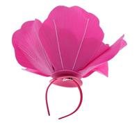 HAPINARY Floral Headband with Large Flower Design Plastic Hair Accessory for Parties and Photos, Versatile Use and Social Media Ready Cocktail Hat Headpiece