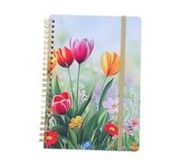 HAPINARY Floral Notebook Lightweight Portable with Thick No Bleed Lined Pages for Smooth Writing Versatile Planner Weekly for Journaling Scheduling School Office Travel