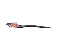HAPINARY Floral Sandalwood Hair Stick Pin Vintage Flower Design Hair Bun Accessory for Women Lightweight and Durable Hairpin for Classic Hanfu Retro Styles