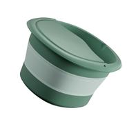 HAPINARY Foldable Foot Bath Basin with Lid, Green Foot Soaking Bucket and Massage Tub for Home Use, Suitable for Relaxation and Leg Aromatherapy Spa