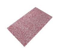 HAPINARY Foldable Nail Art Mat Table with Shiny Rhinestone Bling Manicure Arm Rest Cushion for Nail Tech Supportive Comfort and Photography Background Pink Desk Pad