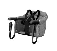 HAPINARY Foldable Portable Baby Feeding Chair Clip-on High Chair Anti-Slip Legs Grey for Home and Travel
