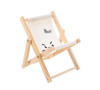 HAPINARY Folding Beach Chair Model for Hamsters and Small Pets Elegant Design for Cage Decoration Portable Toy for Use