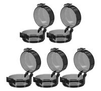 HAPINARY Gas Stove Knob Covers with 4.2cm Inner Diameter 5pcs Plastic Safety Guards Easy Maintenance and Efficient Oil Protection for Burners for Daily Stove Care in Kitchen
