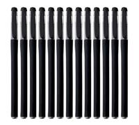 HAPINARY Gel Ink Pens to Mark Important Things or Write on Blessing Cards 20pcs Black Lightweight and Easy to Use Plastic Fine Writing Pens for Students and Office
