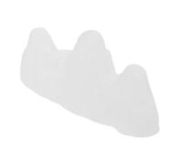 HAPINARY Glass Calligraphy Brush Holder Mountain Design Paperweight for Calligraphy Practice and Watercolor Brush Rest Durable Desk Pen Organizer for Writing Painting Office and Workshop
