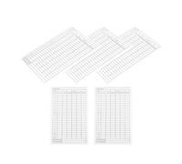 HAPINARY Golf Scorecards 5Pcs Portable Coated Paper Score Cards for Golfers to Record Game Scores