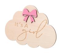 HAPINARY Growth Progress Props Wooden Name Signs for Nursery Announcement Sign Decorations Hen Party Photo Props
