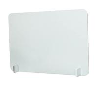 HAPINARY Guard Separate Board Privacy Screen for Desk Isolation Board PVC Material 40cmx40cm Healthy Environment Easy Installation