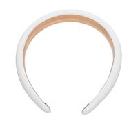 HAPINARY Hair Hoop Non-slip Solid Color Headband Stylish Pu Leather Wide-brimmed Hair Bands Thick, Comfortable to Wear and Christmas Events for Women for Fancy Ball