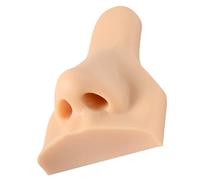 HAPINARY Halloween Fake Nose Prosthetic Nose Mold Flexible Face Model for Piercing Practice Body Part Simulation Piercing Training