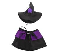 HAPINARY Halloween Pet Costume Set for Dogs and Cats Wizard and Cloak Lightweight Puppy Headdress Magical Witch Outfit for Halloween Parties and Cosplay S