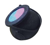 HAPINARY Halloween Witch Bubble Bath Bomb in Portable Pe Can with Handle, Colored Bubbles for Relaxing Bath and Spa Use, for Halloween and Home Decoration Random Color