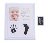 HAPINARY Hand and Foot Print Photo Frame for Newborns Capturing Precious Moments First Year Milestones for Shower and Keepsakes