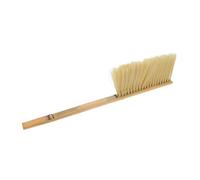 HAPINARY Hand Broom Brush Bamboo Hand Brush Khaki 45cm for Dust Removal, Clothes and Workbench Cleaning, Indoor Workshop Use
