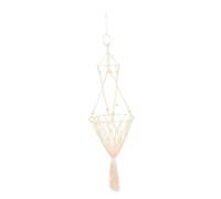 HAPINARY Hand Woven Cotton Rope Cat Basket Bed Stylish Boho Hanging Hammock for Indoor Use Year Round Comfort Pet Swing Toy