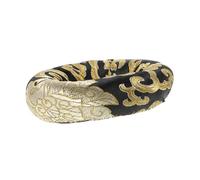 HAPINARY Handmade Brocade Singing Bowl Pad Round Buddhist Meditation Pad Art Silk Sound Bowl Display Cushion